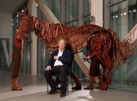 The Lowry announces the return of the National Theatre’s War Horse.  18 - 28 September 2024
Pictured, Joey and author Michael Morpurgo.
Further info:
Kate Goerner (She/ Her)
Media & Communications Manager
0161 876 2013
kate.goerner@thelowry.com
Picture: Jason Lock
Full credit always required as stated in T&C's. Press Release use only, no further third party reproduction without prior written permission.
Picture © Jason Lock 
+44 (0) 7889 152747
+44 (0) 161 431 4012
info@jasonlock.co.uk
www.jasonlock.co.uk