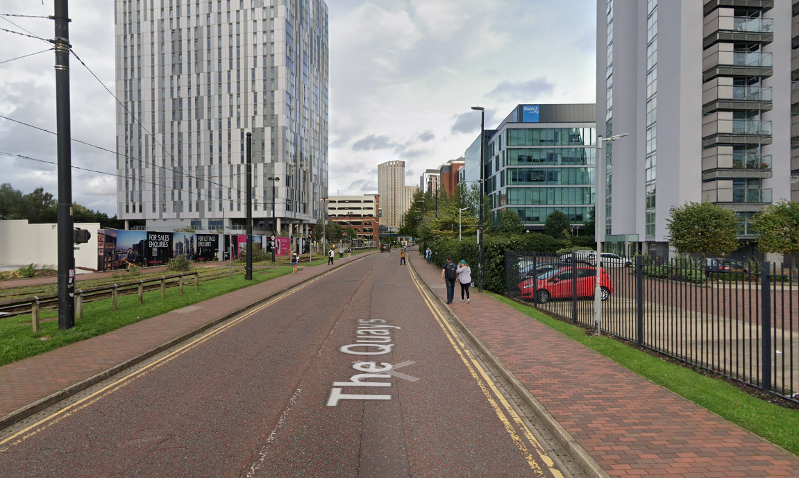 road closures at the Salford Quays