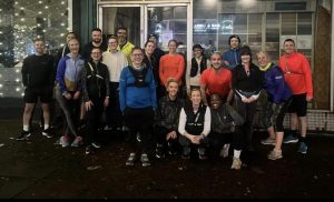 Photo of Monton runners group members from Facebook page