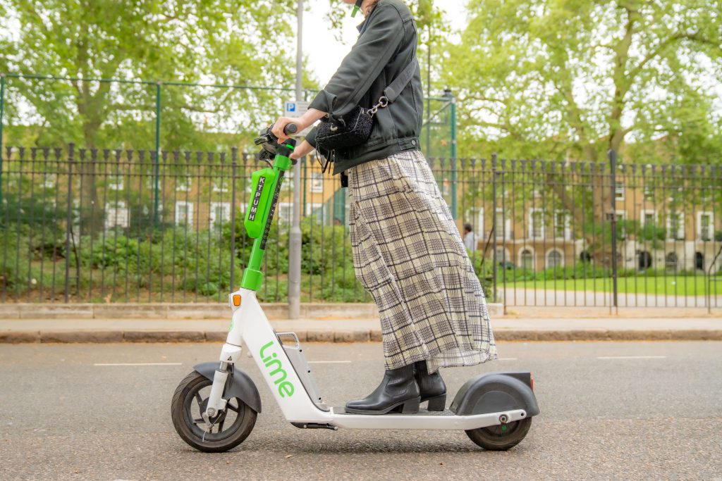 Lime scooters