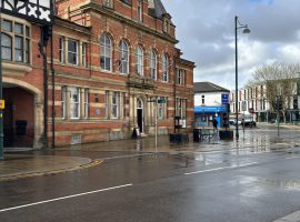 Photo of Eccles town hall taken by Ben Long