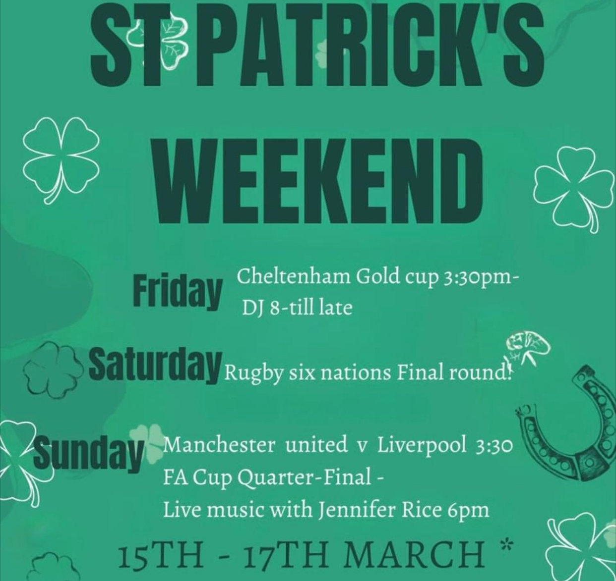 St. Patricks day Salford