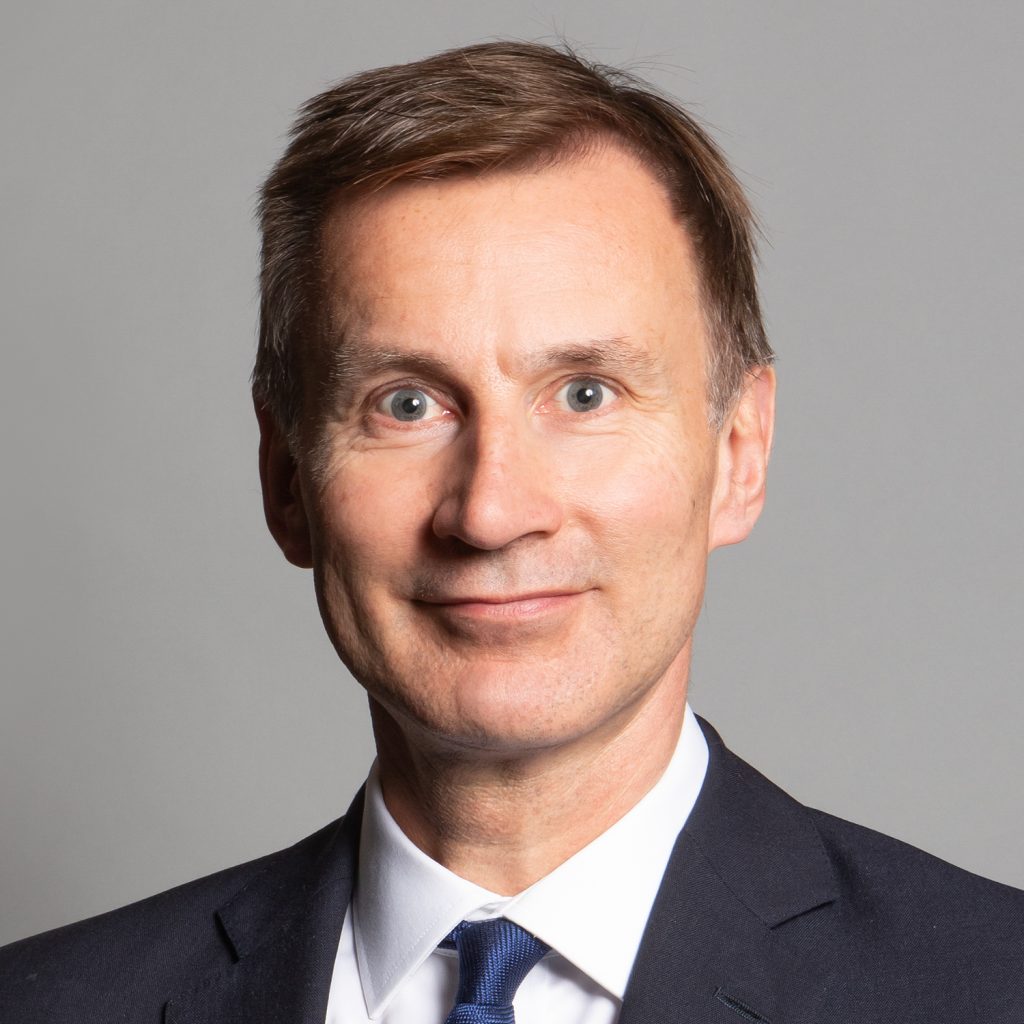 Portrait of Jeremy Hunt, Taken from Wikipedia Commons -https://upload.wikimedia.org/wikipedia/commons/4/4f/Official_portrait_of_Rt_Hon_Jeremy_Hunt_MP_crop_3.jpg