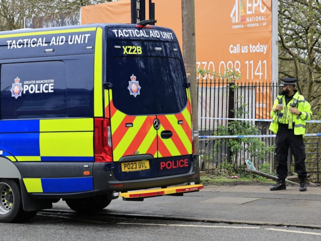 Two arrested on suspicion of murder after human torso found in Kersal