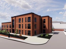 A CGI of new affordable homes being built in at the White Lion scheme in Swinton, Salford. Image credit: ForHousing