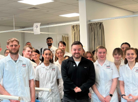 Comedian Alex Brooker visits Salford University – “I’ve got a lot of respect for the students here”