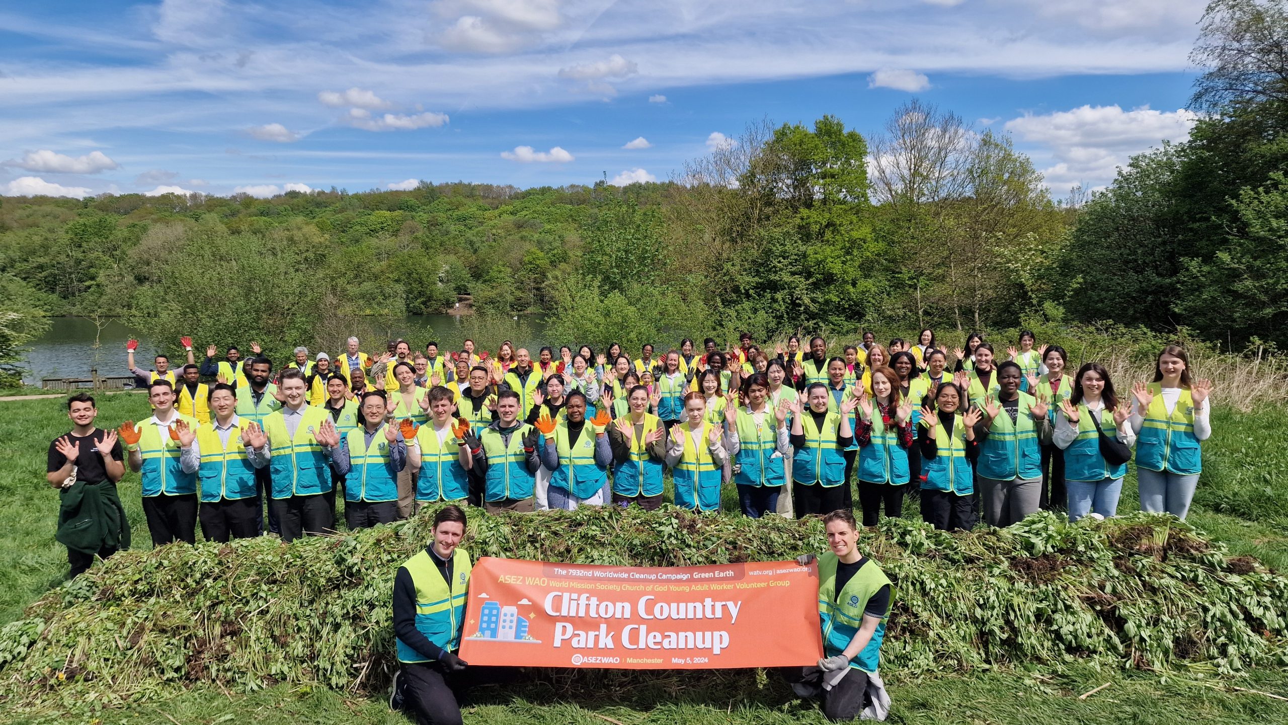 Volunteers work to tackle nature problem in Clifton Country Park