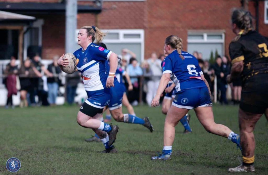 Aimie Toher playing for Swinton Lionesses From Aimie Toher