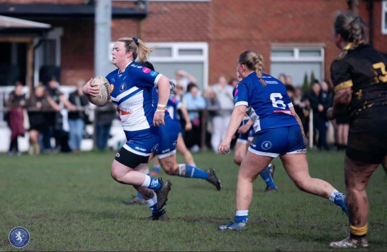 Aimie Toher playing for Swinton Lionesses From Aimie Toher