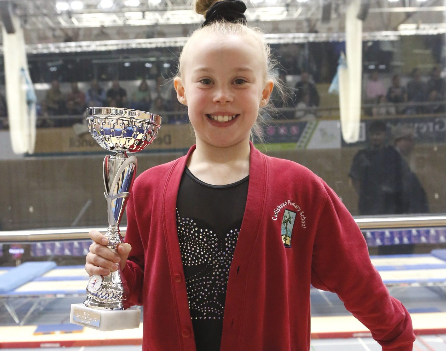 Inspiring 9-year-old gymnast from Salford bounces to national trampoline triumph