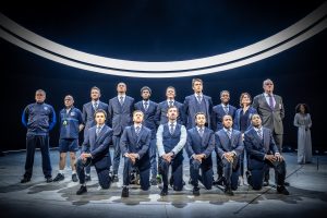 The cast of Dear England (2025) at the National Theatre (c) Marc Brenner 7968