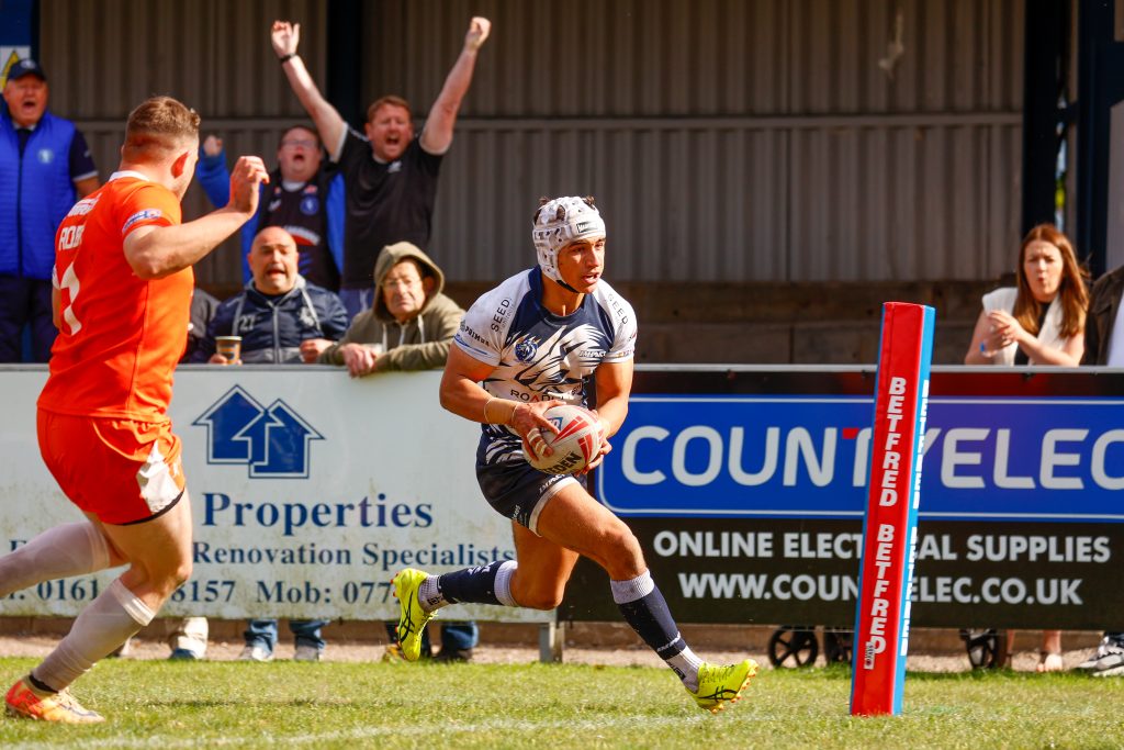 Swinton Lions were able to return to winning ways following a strong second half performance over North Wales Crusaders Gareth Lyons for the photo