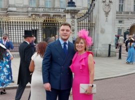 “A special occasion to honour Mark’s memory”- Salford Employee of the Year winner’s family attend King Charles' garden party