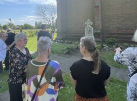A memorial service commemorating those who died in the Clifton Hall Mining Disaster was held for the 140th anniversary of the tragedy. 