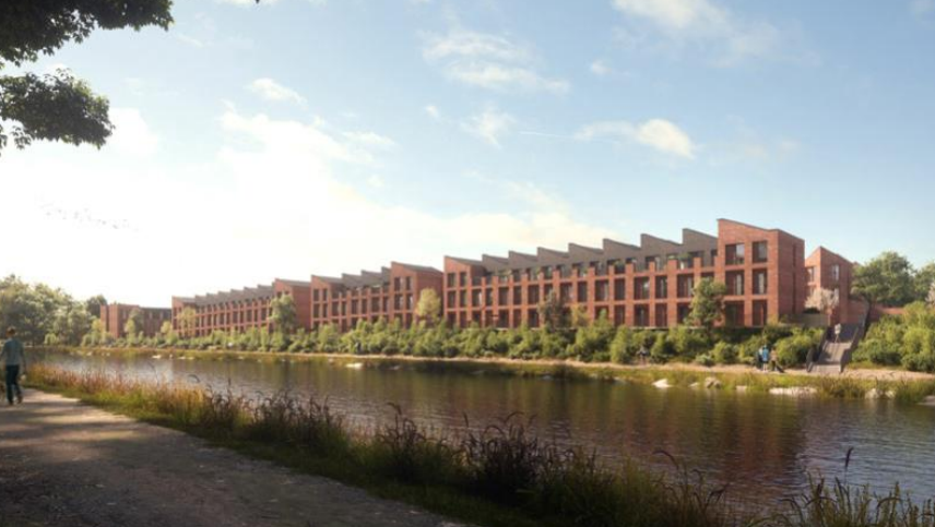 Approval secured for 50 new riverside homes in Salford