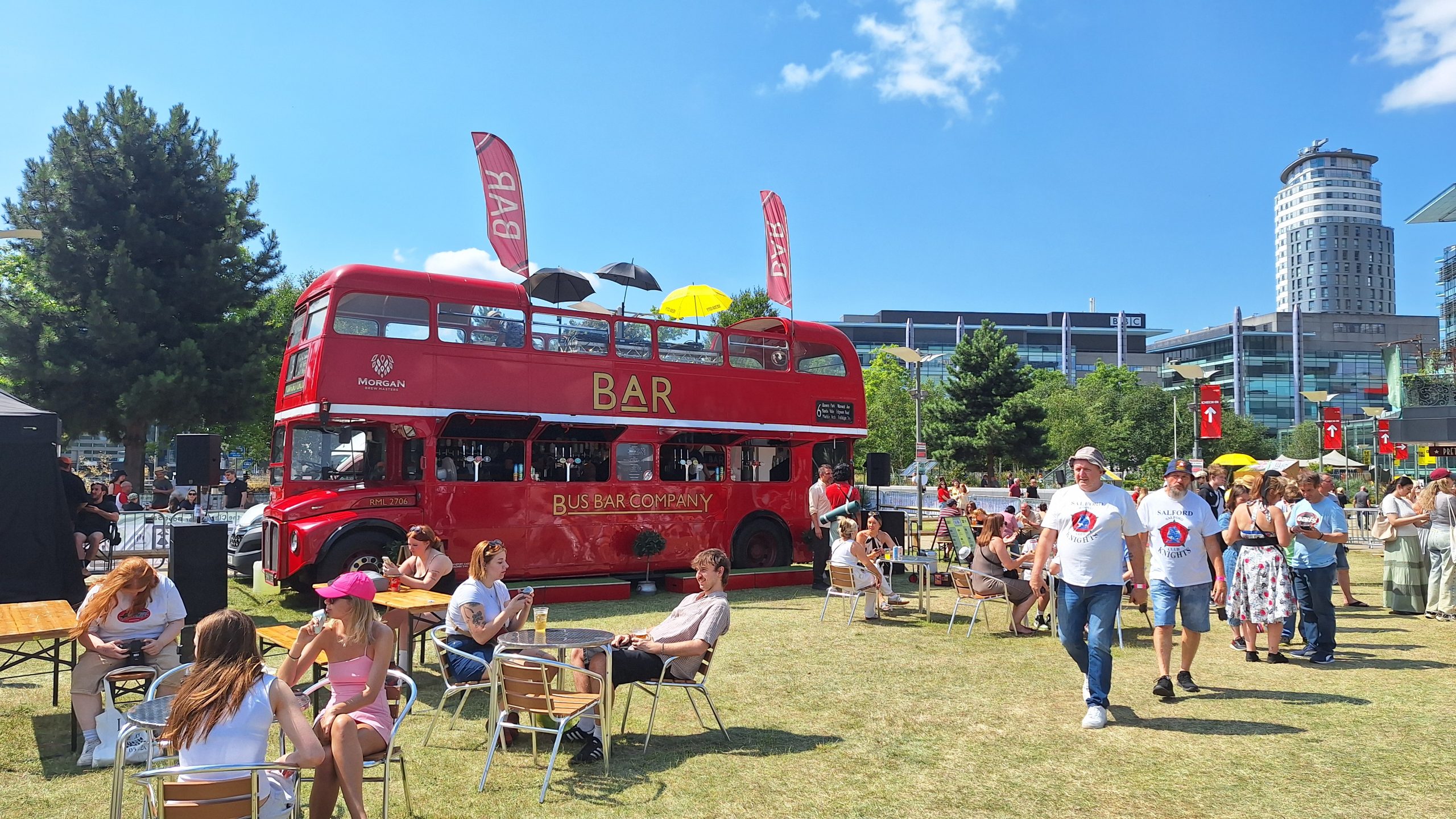 Vintage enthusiasts returned for Salford's second annual Classic Car Boot Sale