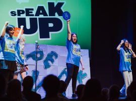 Young people came together at the Lowry in a celebration of arts and culture within education