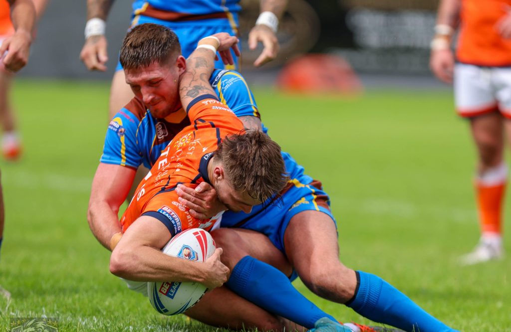 Jack Stevens scores the opening Lions try
