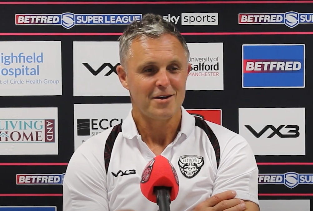 Paul Rowley after Salford Red Devils win first in 13 - https://www.youtube.com/watch?time_continue=30&v=cGpnj64dNhQ&embeds_referring_euri=https%3A%2F%2Fwww.salfordreddevils.com%2F&source_ve_path=Mjg2NjY