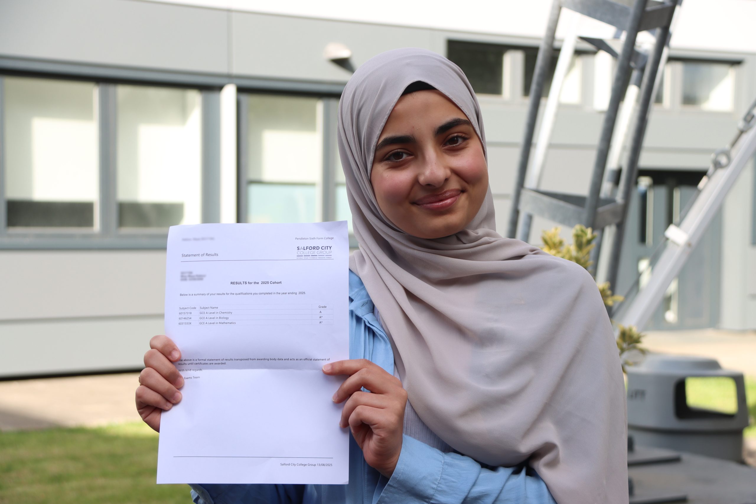 Pendleton Sixth Form College celebrates outstanding A-Level results
