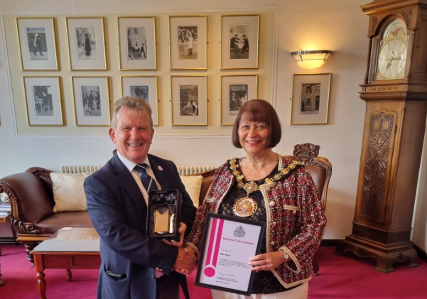 Eccles Rugby Club volunteer receives Citizen’s Award