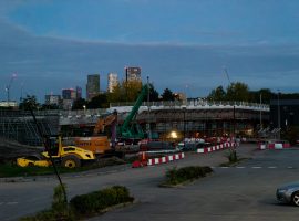 Frederick Road under construction