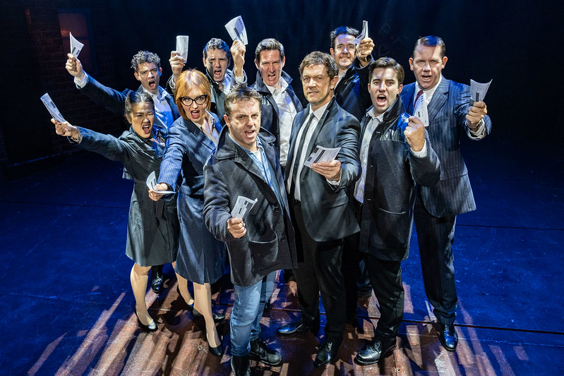 The cast of blood brothers, photo by Jack Merriman