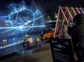 Lightwaves exhibition at Media City