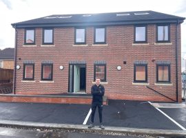 Salford man's sacrifice pays off as new homeless facility nears completion