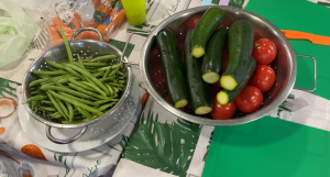 Vegetables ready to be chopped (Hannah Whiting, 2025)
