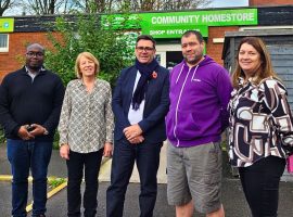 Andy Burnham backs homeless charity in Salford