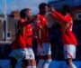 Adebola Oluwo heads winner at Grimsby as Salford take control of play-off semi-final
