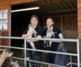 Eccles college celebrates birth of rare goat twins